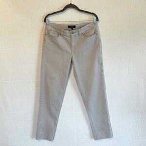 TALBOTS Women's Size 6 Simply Flattering 5 Pocket Jeans Gray Ankle Length
